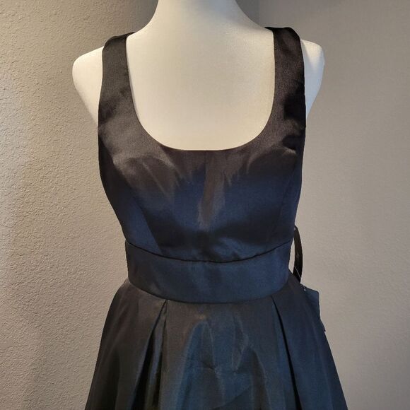 Sequin Hearts Ball Prom Gown Black Size 3 / S - Picture 6 of 13